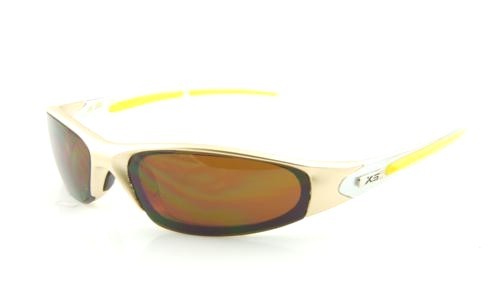 GOLD YELLOW WITH BROWN LENS